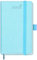 BEZEND Kalender 2025 2026 Klein Wochenplaner A6, 18-Monate Taschenkalender Juli 25-Dez 26, Buchkalender PU-Leder Hardcover mit Stifthalter - Himmelblau