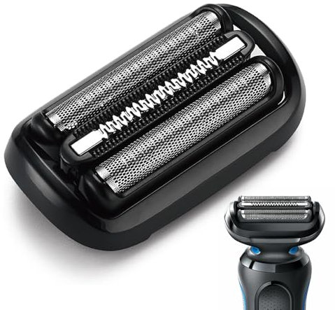 iKALULA Scherkopf Serie 5, 53B Elektrorasierer Ersatzscherteil Kompatibel mit Braun Rasierer Herren 5 und 6 Series,Elektrischer Scherkopf Kompatibel mit Braun Series 5 Ersatzklingen Folienkopf Zubehör