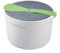Streamlined Microwave Rice Cooker for Effortless Meal Preparation and Easy Maintenance (Green)