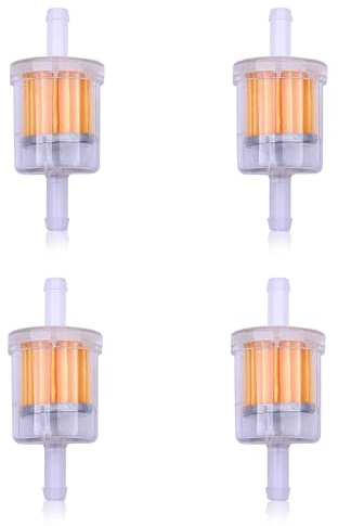 Adefol 4 Kraftstofffilter für Aufsitzmäher, Rasentraktor, Ersatz für 493629 691035 695666 AM108356 Tecumseh 34279 A