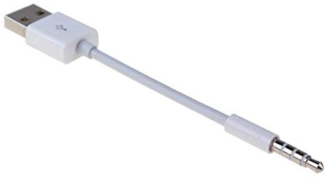 1PCS Mini USB Audio Jack Cavo Caricatore di alimentazione Sincronizzazione Cavo di trasferimento dati Spina maschio Adattatore Cavo convertitore Bianco Creativo e utile
