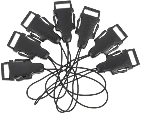 GARIOUANS 20pcs Qd System Clip Camera Strap Connectors 1.2cm Loop Adapters for Neck and Strap Camera Accessories Kit