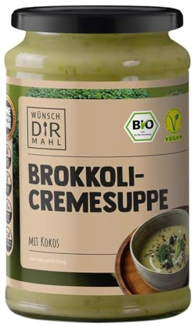 Wünsch dir Mahl Brokkoli Cremesuppe, Kokos, 380ml