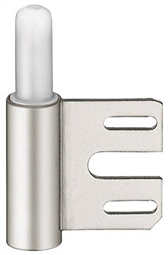 Simonswerk Türband-Rahmenteil V8100 WF für Gefälzte-Holztüren an DIN-Stahlzargen, Band ø 15 mm, Edelstahl