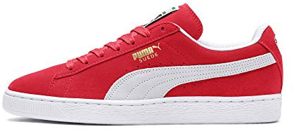 Puma Men's Suede Classic Eco Sneaker, Rot Team Regal Red White, 40 1/2