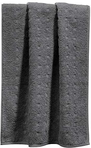 Möve Duschtuch Quadretti Walk-Frottier Graphit Größe 67x140 cm