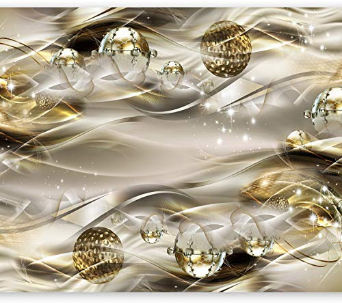 Wallpaper, Wall Mural 400x280 cm Non-Woven Premium Art Print Fleece Wall | Mural Decoration Poster Picture Design Modern abstract ball