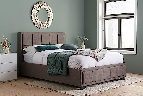 Birlea Hannover Bed Fabric - Grey, Double