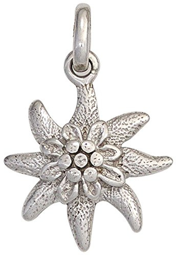 Jobo Damen-Anhänger Edelweiß aus 925 Sterling Silber