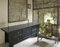 OPIUM OUTLET Chinesisches Lowboard Sideboard Kommode Schrank asiatisch orientalisch schwarz Shabby Chic Vintage Holz