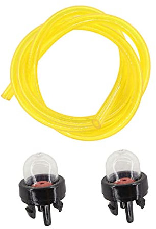 HURI 2x Primer Pumpe Benzinpumpe Pumpenball für Hecht 44 Kettensäge Motorsäge 52CC 58CC McCulloch 3210 3214 3216 3200 3205