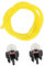 HURI 2x Primer Pumpe Benzinpumpe Pumpenball für Hecht 44 Kettensäge Motorsäge 52CC 58CC McCulloch 3210 3214 3216 3200 3205