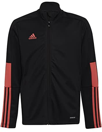 adidas Performance Tiro Essential Trainingsjacke Kids schwarzrot, 164 Kinder