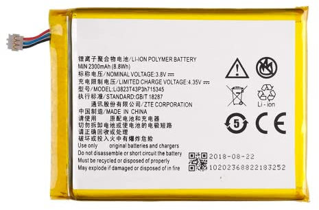 Audiosystem Batteria Per Zte Grand S Flex Mf910 Mf910s Mf910l Mf920 Li3823t43p3h715345 2000mah