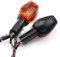 Luz indicadora de señal de giro ámbar para Honda CBR600RR CBR 600 F3 F4 F4i CB 1300 1000 CB400 VTR CBF 250 XL700V lámpara intermitente de motocicleta