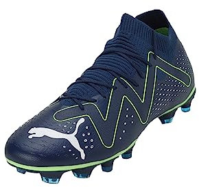 PUMA Future Match FG/AG, Zapatillas de fútbol Hombre, Azul Persa Blanco Pro Verde, 42 EU