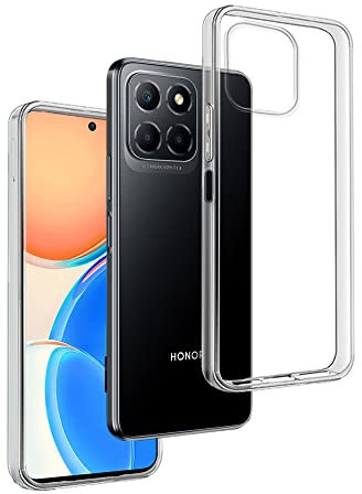 REY Coque pour Honor X8 5G - Honor X6 4G - Honor X6 5G - Honor 70 Lite 5G, TPU Transparent en Silicone, Ultra Fine 0.33mm