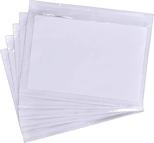 Pakomat Lieferscheintaschen Dokumenttaschen DIN C5 für A5 transparent selbstklebend (1000)