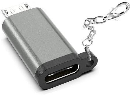 SHUBEIEUMI Adattatore Micro USB a USB C, Adattatore USB C Femmina a Micro USB, 480 Mbps per Trasmissione e Ricarica Rapida, per Samsung Galaxy S7/S7 Edge/S6/J7/J3(Grigio)