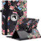 Ceysin Étui rotatif pour iPad 9{^>e<^} génération (2021) / 8{^>e<^} génération (2020) / 7{^>e<^} génération (2019) 10,2 pouces – Étui de protection rotatif à 360 degrés avec fonction de mise en veille