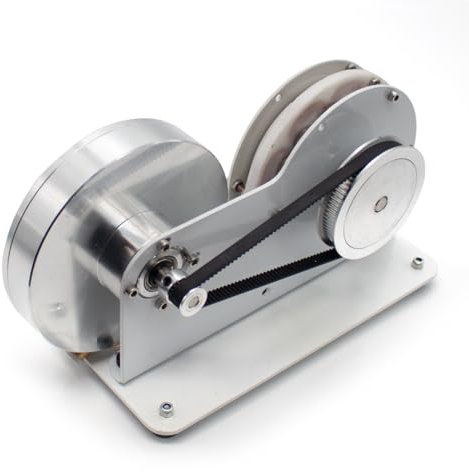 LeTkingok Pequeño Grupo Electrógeno de Turbina Tesla para Exteriores, Máquina de Generación de Energía de Vapor Portátil de Alta Presión de 50-100W