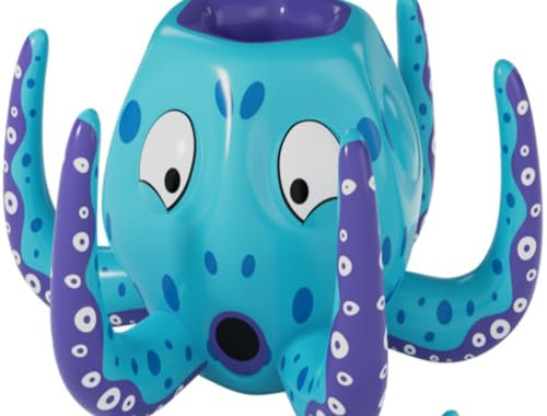 Sutbail Oktopus Pool Spielzeug Kinder - Wurfspiel Kinder Outdoor Spielzeug Spiele- Poolspielzeug Erwachsene Ringwurfspiel Kinder - Pool ZubehöR Spaß - Wasserspielzeug Floating Hoops Wasserspiele