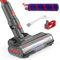 suzao Brush Head for Dyson V7 V8 V10 V11 V15 sv10 sv12 sv14 sv15, Quick Release Spare Parts with 4LEDs, Turbo Brush, Soft Roller, Trigger Lock, Replacement Head for Carpet Hard Flooring Parquet