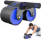 CENMOO 3 Rollen für Bauchmuskeln, AB Roller für Bauchmuskeltraining mit stabilen Doppelrollen und automatischem Rückprall | AB-Rolle mit Doppelrad für Bauchmuskeltraining