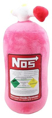 Easmyaqkkk Oreiller de cou de voiture mignon, intérieur de voiture en peluche, oreiller de bouteille NOS, décoration de voiture, coussin d'appui-tête for conducteur, siège de passager avant, nouveau (