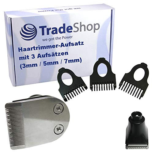 Trade-Shop Haartrimmer-Aufsatz 3/5/7mm kompatibel mit Philips SensoTouch 1100 Serie RQ1150 RQ1151 RQ1155 RQ1160 RQ1175 RQ1180 RQ1185 RQ1190 RQ1195