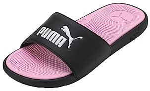 PUMA Cool Cat 2.0 WNS, Sandalias deslizantes Mujer, Black White-Pale Pink, 44.5 EU