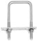 Bebochoi U-Schrauben M10 100x180mm U Bolzen Vierkant U-Bolzen Edelstahl Bügelbolzen Mit Muttern und Rahmenplatte U-Bügel Für Abschleppen Von Autos Und Schiffen Reparatur Von Pipelines