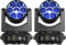 BETOPPER Cabezas móviles 350 W luces discoteca – Moving Head LED 7 x 40 W RGBW Beam/Wash/Zoom/CTO efecto Bee Eye – Luces Spot para iluminación de escenario con activación sonora para fiestas, clubes,