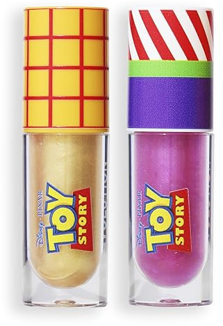 Revolution, Disney's Toy Story x Revolution Lippen-Duo Set, Schimmerndes Lipgloss Set, Vegan & Ohne Tierversuche