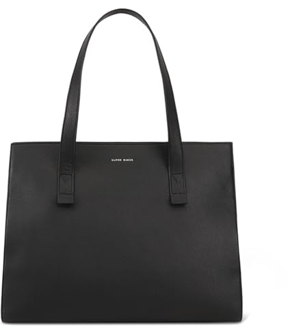 Lloyd Baker London – LALITAH Leather Tote Bag: Women's Timeless Modern Design in 100% Genuine Full Grain Leather with a Full Zip Closure
