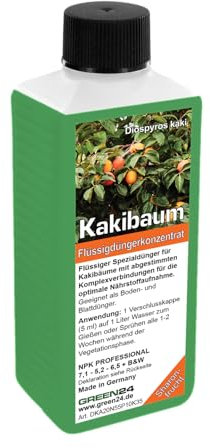 Kakibaum-Dünger - Diospyros kaki Flüssigdünger für reichhaltige Früchte 250 ml