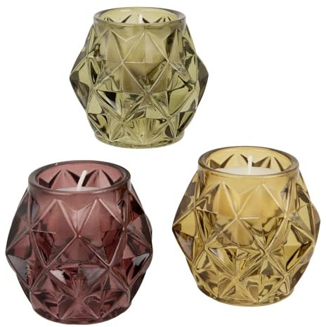 Doni Bomboniere 6 velas hexagonales de cristal artístico, confirmación, boda, aniversario, ideas de regalo completas originales baratas