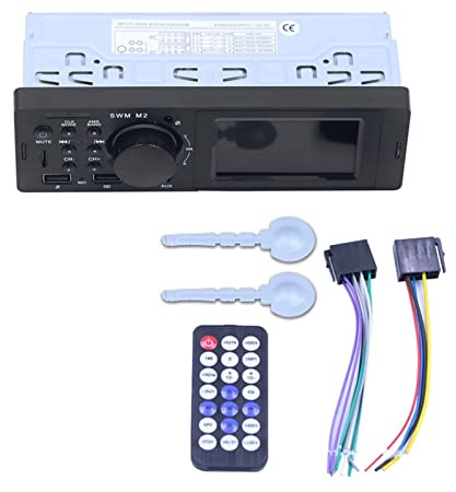 BGAZA Auto Radio 1 DIN Auto MP3 Spieler Fm Funkgeräte TF USB Stereo Bluetooth Fernbedienungstone Telefon Ladegerät Audio -Radio -Modul Multimedia