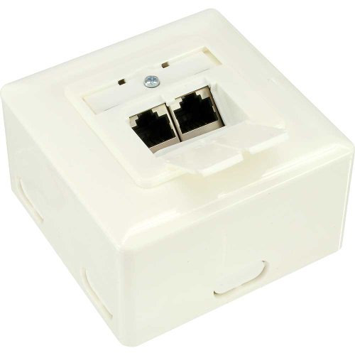InLine 75602J White Outlet Box – Outlet boxes