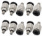 sourcing map 10 PCS M5 Außengewinde 6 mm Push In Joint pneumatischen Anschluss Quick Fittings de
