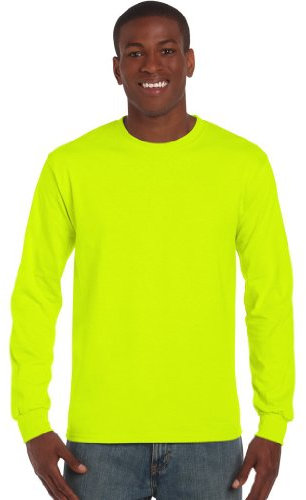 Gilda® men's t-shirt, Men, Safety Green-Yellow, Large