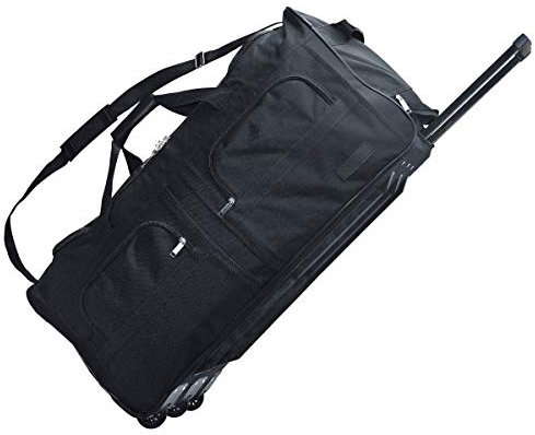 McAllister Reisetasche mit Trolleyfunktion (Schwarz/100 L)