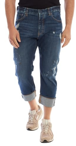 Emporio Armani Straight Leg Trousers with hems 3Z1J09 Men