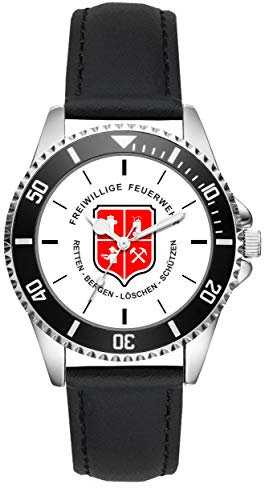 KIESENBERG Freiwillige Feuerwehr Geschenk Artikel Idee Fan Uhr L-20550