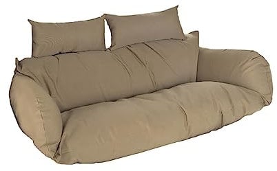HOME DELUXE - Polyrattan Hängesessel Twin - nur Kissen