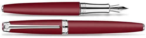 Caran d'Ache Léman Bordeaux Fountain Pen Gift Box, gold, 4799-085