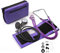 Uni Instrumed Professional Aneroid Sphygmomanometer with Sprague Rappaport Stethoscope, Manual Blood Pressure Monitor for Upper Arm Adult Size Cuff Zipper Case Included, Purple