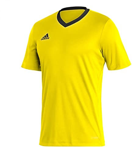 adidas Men's Entrada 22 Jersey, Team Yellow / Black, XL