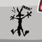 generisch Autsch Koyote Aufkleber 6 Größen 21 Farben- Ouch Cartoon Comic Lustig Roadrunner