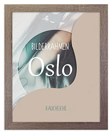 BIRAPA Fotorahmen Oslo 50x140 cm Bilderrahmen in Raucheiche Posterrahmen